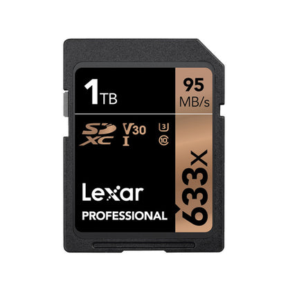 Lexar Professional 633x SDHC™/SDXC™ UHS-I cards