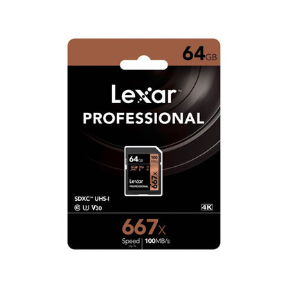 Lexar Professional 667x SDXC™ UHS-I cards