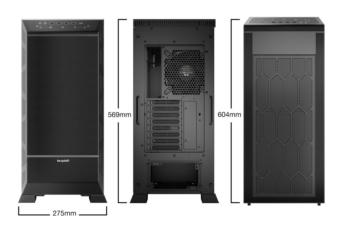 Be Quiet DARK BASE PRO 901 Black PC CASE (BGW50)