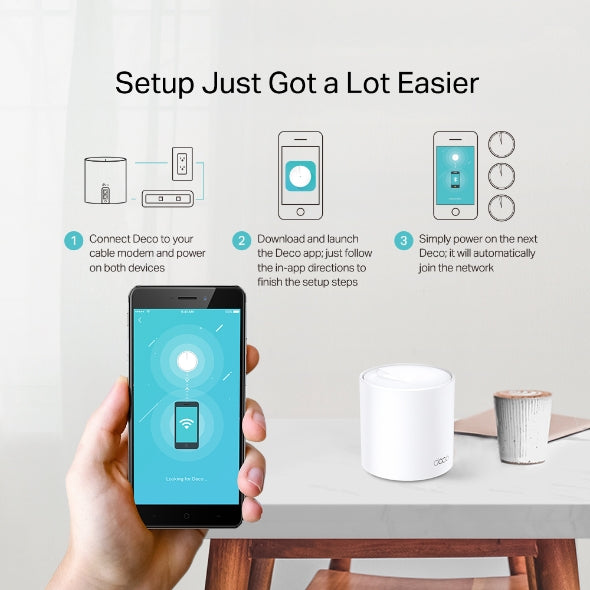 Tp-Link Deco X20 I AX1800 Whole Home Mesh Wi-Fi 6 System