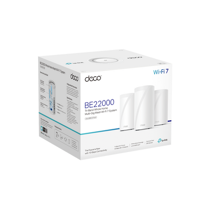 Tp-Link Deco BE85 I BE22000 Tri-Band Whole Home Mesh WiFi 7 System