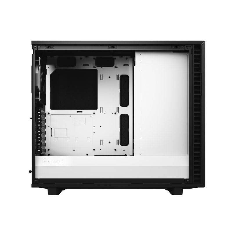 FRACTAL I Define 7 Clear Tint Tempered Glass - Black/White (Mid Tower)