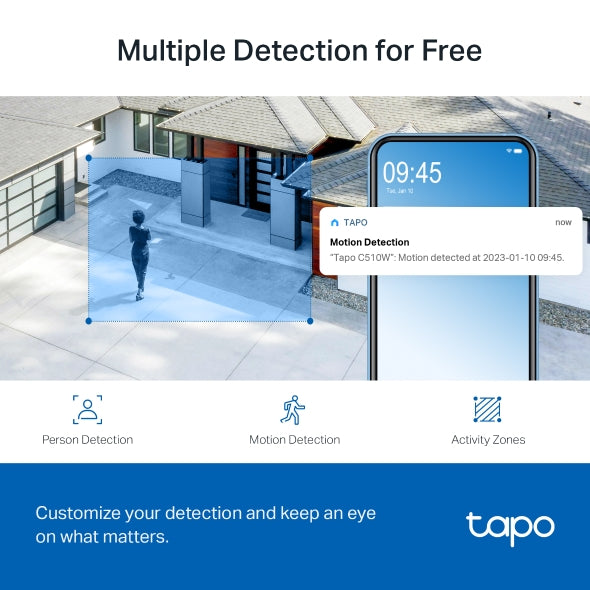 Tp-Link Tapo C510W I Outdoor Pan/Tilt Security WiFi Camera