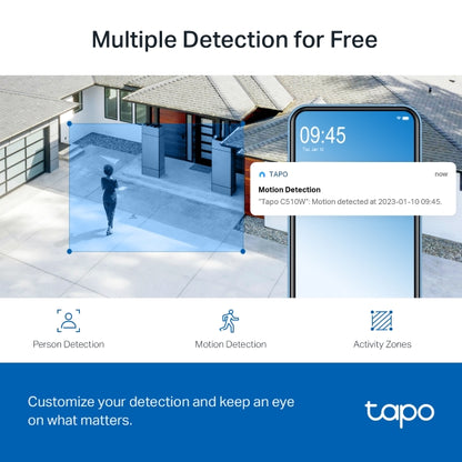 Tp-Link Tapo C510W I Outdoor Pan/Tilt Security WiFi Camera