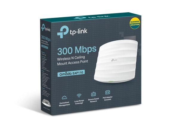 Tp-Link EAP110 I 300Mbps Wireless N Ceiling Mount Access Point