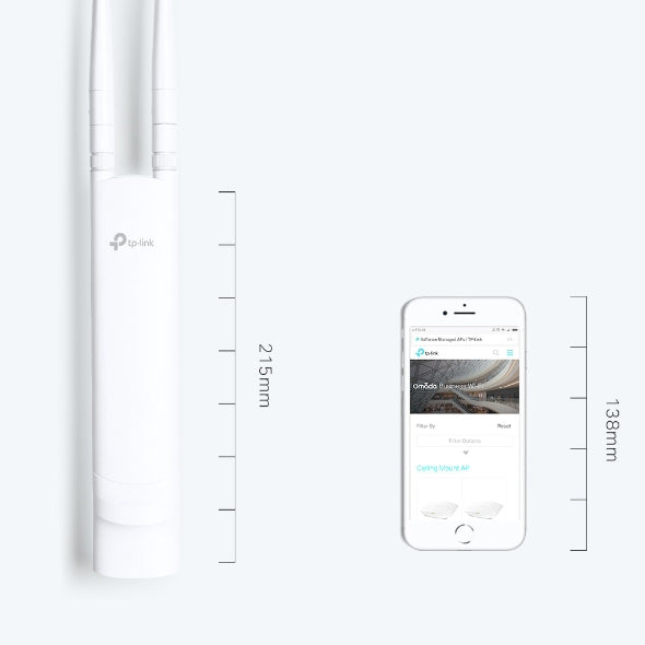 Tp-Link EAP110-Outdoor I 300Mbps Wireless N Outdoor Access Point