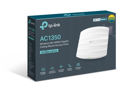 Tp-Link EAP225 I AC1350 Wireless MU-MIMO Gigabit Ceiling Mount Access Point