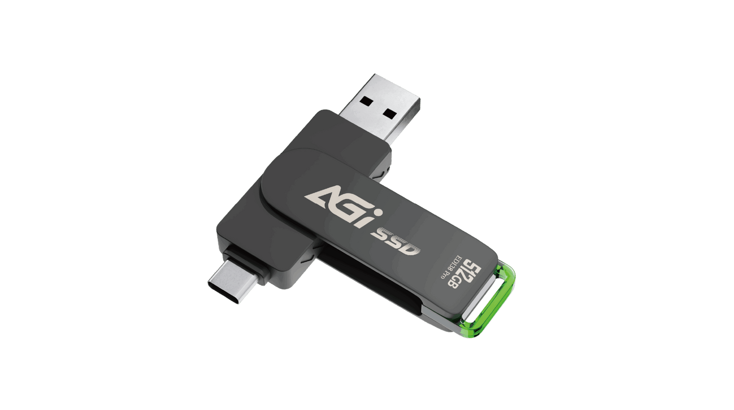 AGI ED138 Pro Portable SSD - 512GB