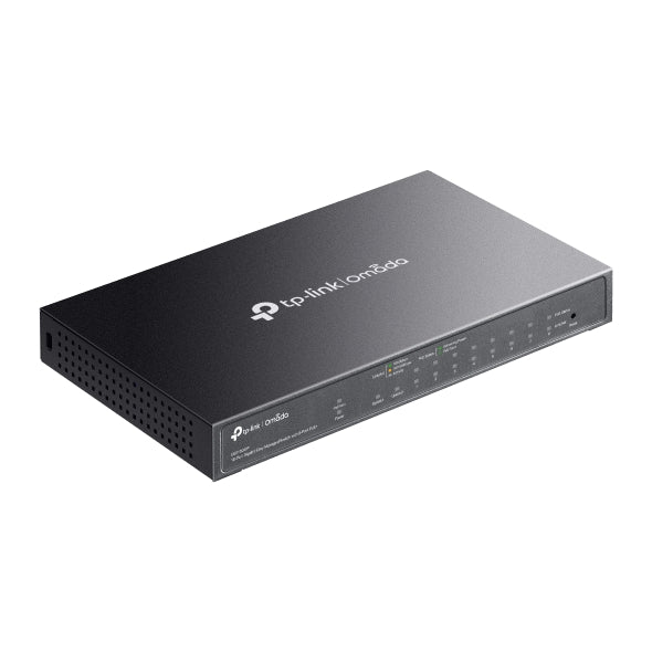 Tp-Link ES210GMP I Omada 10-Port Gigabit Easy Managed Switch with 8-Port PoE+