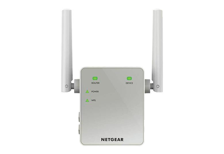 NETGEAR AC1200 Dual-band WiFi Range Extender - Essentials Edition, 1.2Gbps, Wall-plug, External Antenna (EX6120-100NAS)