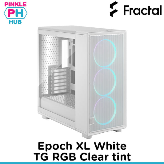 Fractal Design Epoch XL White TG RGB Clear tint Case