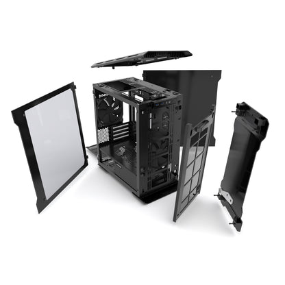 Phanteks Evolv mATX Tempered Glass Aluminum Exterior RGB LED Illumination Micro Tower Case (PH-ES314ETG)