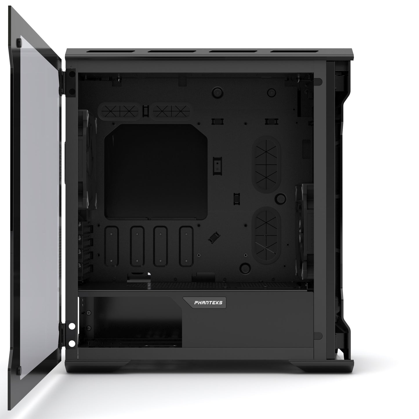 Phanteks Evolv mATX Tempered Glass Aluminum Exterior RGB LED Illumination Micro Tower Case (PH-ES314ETG)