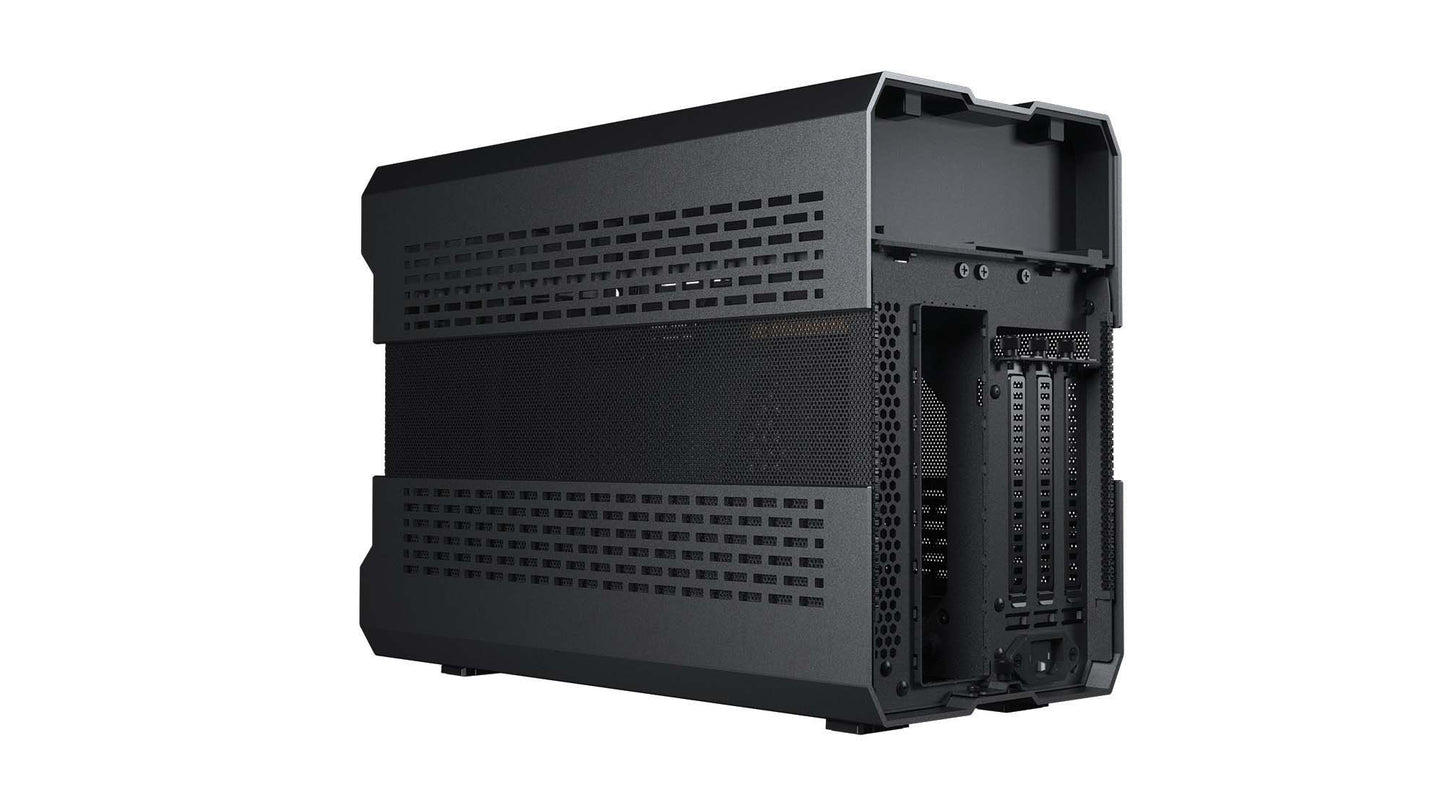 Phanteks Evolv Shift XT, extendable Small Form-Factor Chassis, Mini-ITX Gaming Chassis, PCI-e Gen4 Riser Cable, Digital-RGB Infinity Mirror, Triple-Slot GPU Support  (PH-ES121XT)