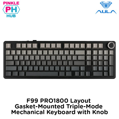 AULA F99 PRO 1800 Layout Gasket-Mounted Triple-Mode Mechanical Keyboard with Knob