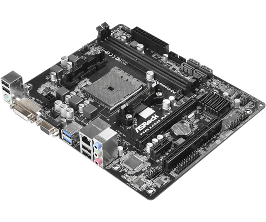 ASRock FM2A68M-DG3+ Support for Socket FM2+ 95W / FM2 100W processors and Dual Channel DDR3 2400+(OC)
