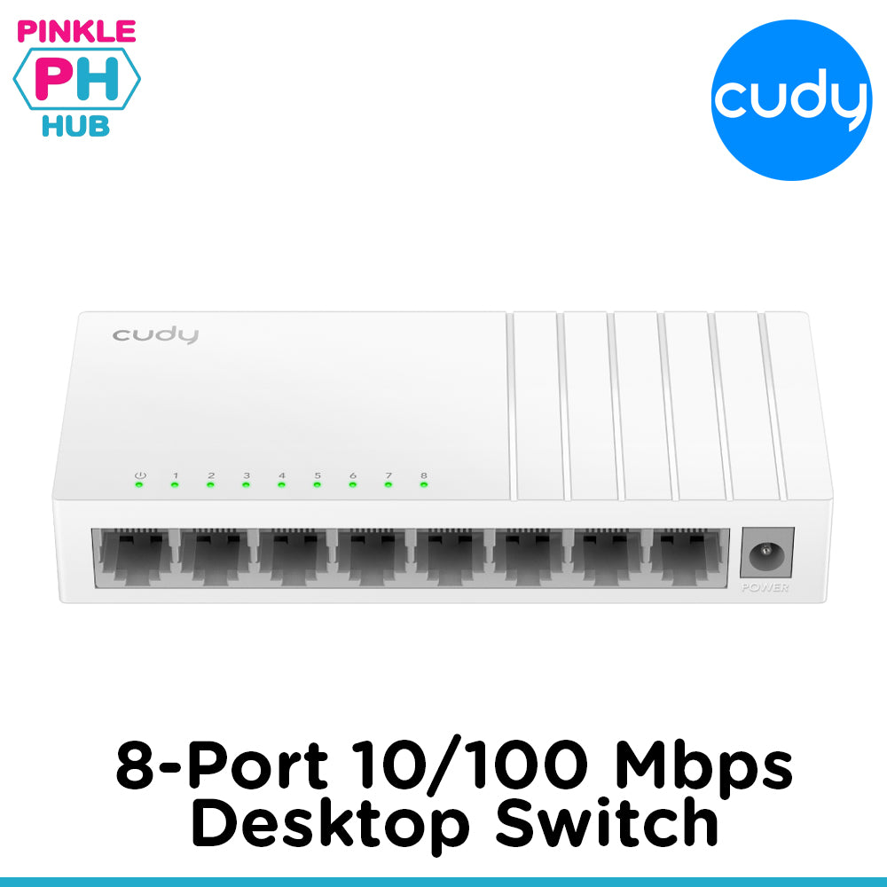 Cudy 8-Port 10/100 Mbps Desktop Switch