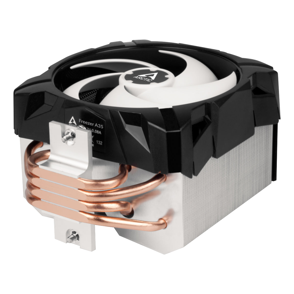 Arctic Freezer A35 - Single Tower CPU Cooler, AMD Specific, Pressure Optimized 120 mm P-Fan, 0-1800 RPM, 4 Heat Pipes, incl. MX-5 Thermal Paste (ACFRE00112A)