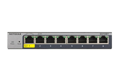 NETGEAR 8-Port Gigabit Ethernet Smart Switch with Cloud Management (GS108T-300PES)