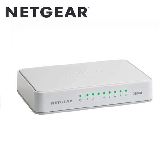 NETGEAR 8-Port Gigabit Ethernet Unmanaged Switch (GS208-100PES)