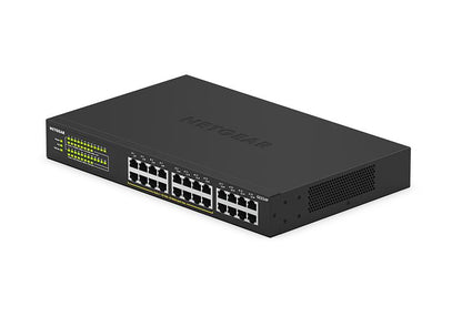 NETGEAR 24-Port Gigabit Ethernet PoE+ Smart Switch with 2 Dedicated SFP Ports 180W (GS324TP-100EUS / GS324TP-100EUS)