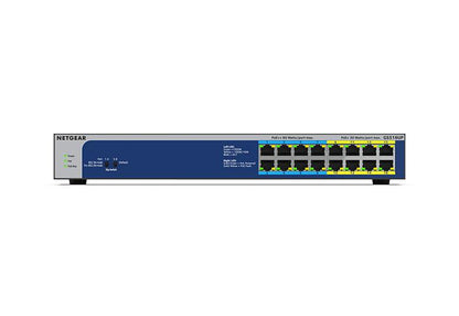 NEATGEAR 16-Port Gigabit Ethernet High-Power PoE+ Unmanaged Switch with 8-Ports PoE++380W (GS516UP-100EUS)