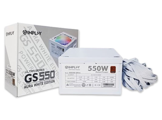 INPLAY GS550 550W RGB, 80 PLUS BRONZE WHITE