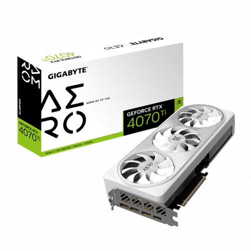 GIGABYTE GeForce RTX™ 4070 Ti AERO OC V2 12G (GV-N407TAERO-OCV2-12GD)