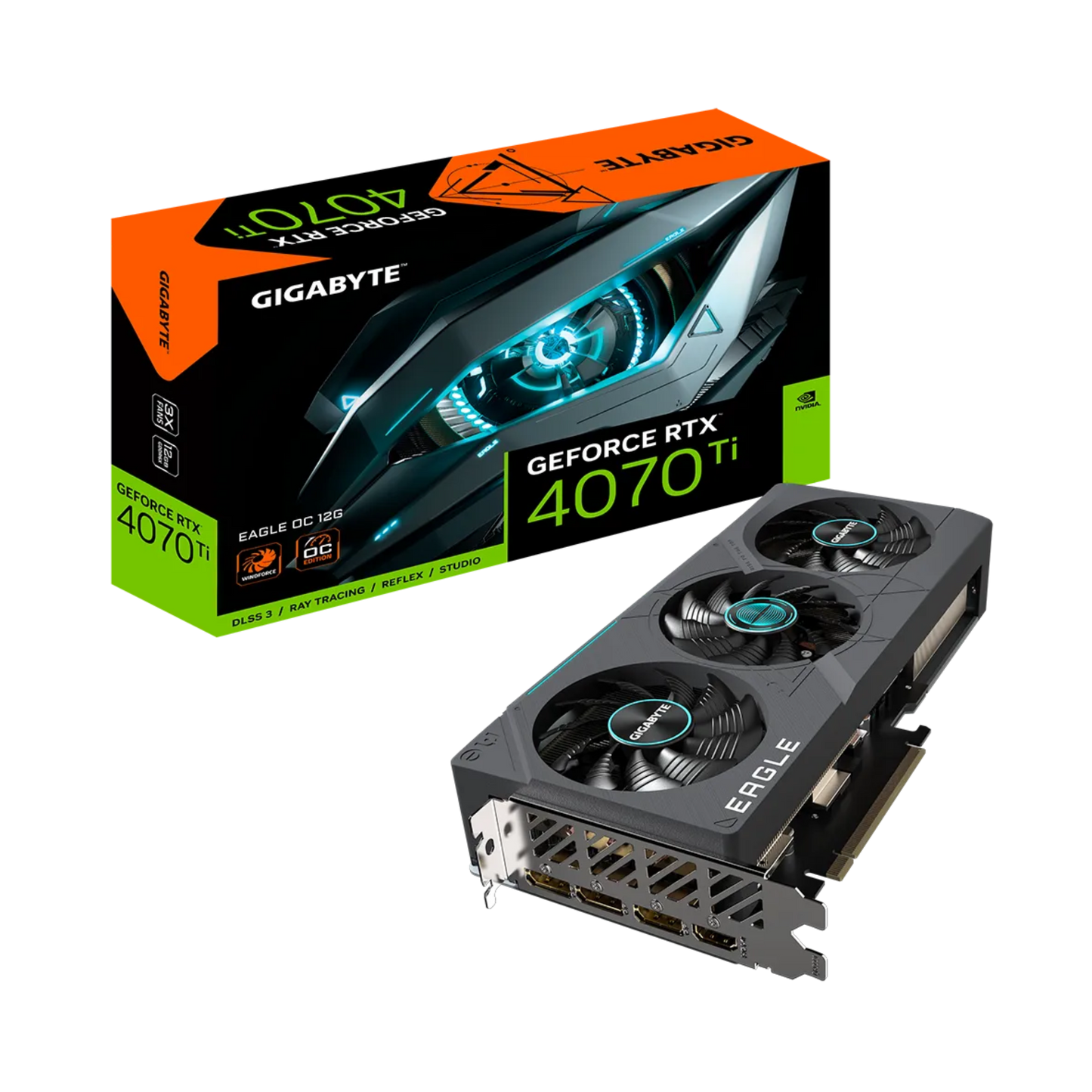 GIGABYTE GeForce RTX™ 4070 Ti EAGLE OC 12G rev. 2.0 ( GV-N407TEAGLE-OC-12GD-2.0)