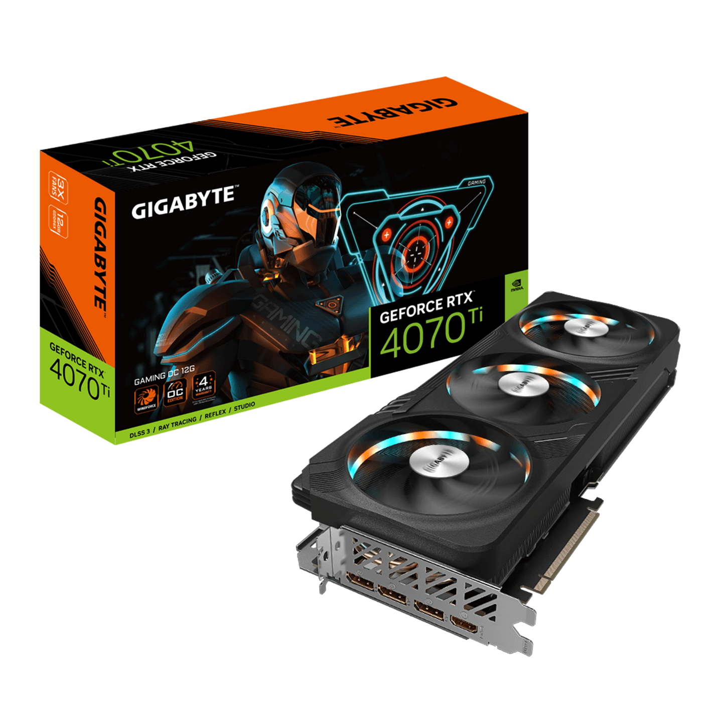 GIGABYTE GeForce RTX­­™ 4070 Ti GAMING OC 12G (GV-N407TGAMING-OC-12GD)