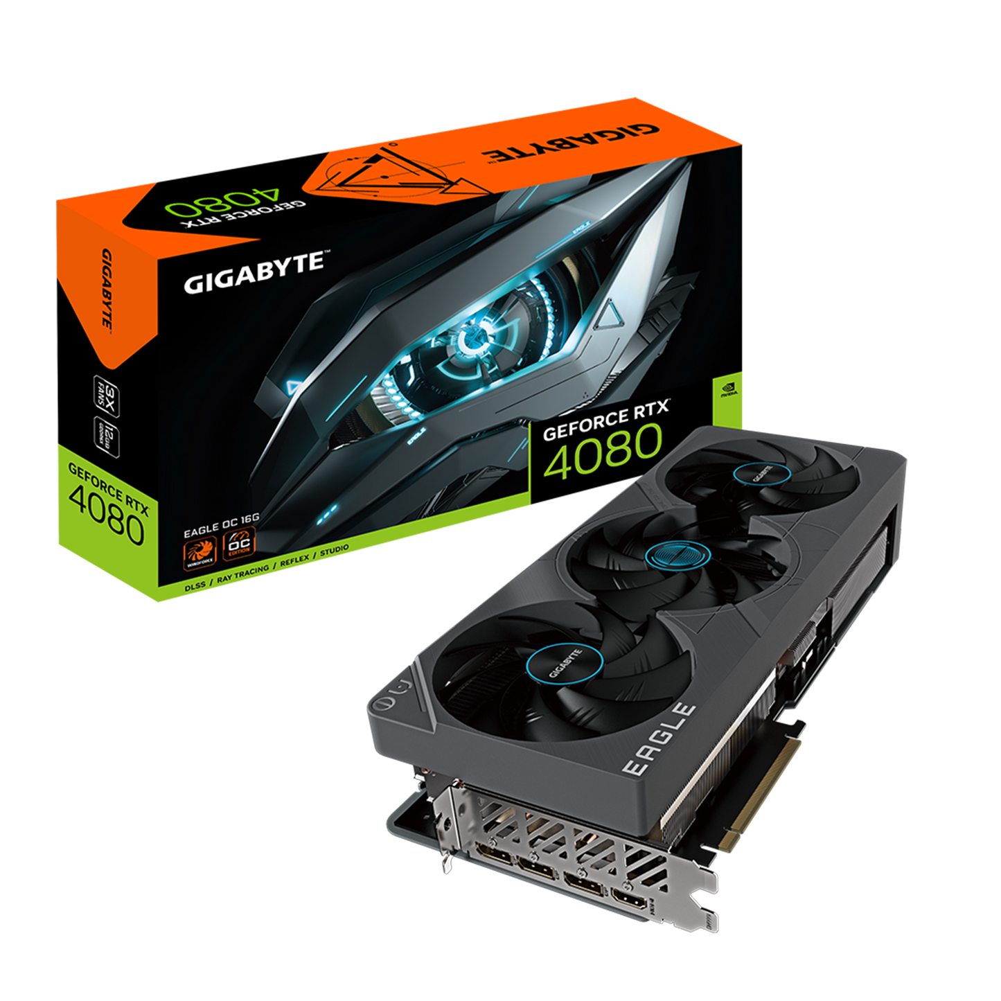 GIGABYTE GeForce RTX™ 4080 16GB EAGLE OC (GV-N4080EAGLE-OC-16GD )