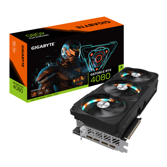 GIGABYTE GeForce RTX™ 4080 16GB GAMING OC (GV-N4080GAMING-OC-16GD)