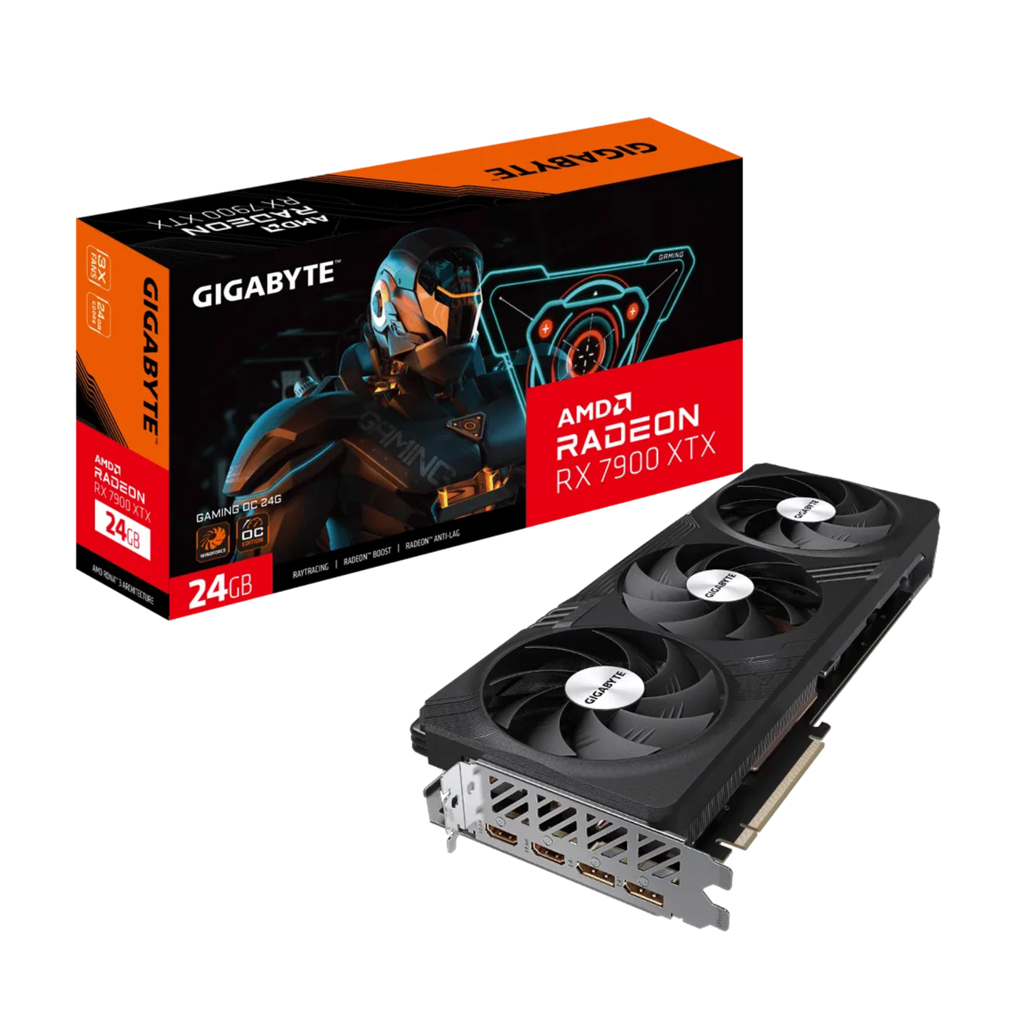 GIGABYTE Radeon™ RX 7900 XTX GAMING OC 24G (GV-R79XTXGAMING-OC-24GD)