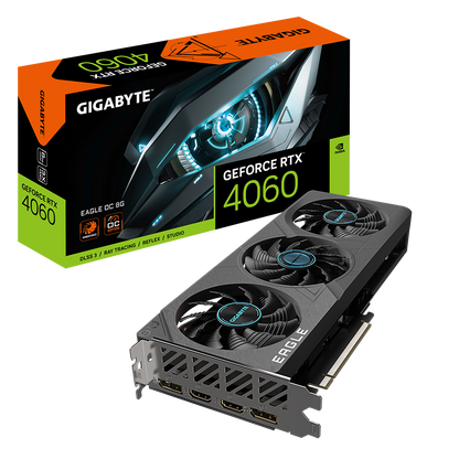 GIGABYTE GeForce RTX™ 4060 EAGLE OC 8G (GV-N4060EAGLE-OC-8GD)