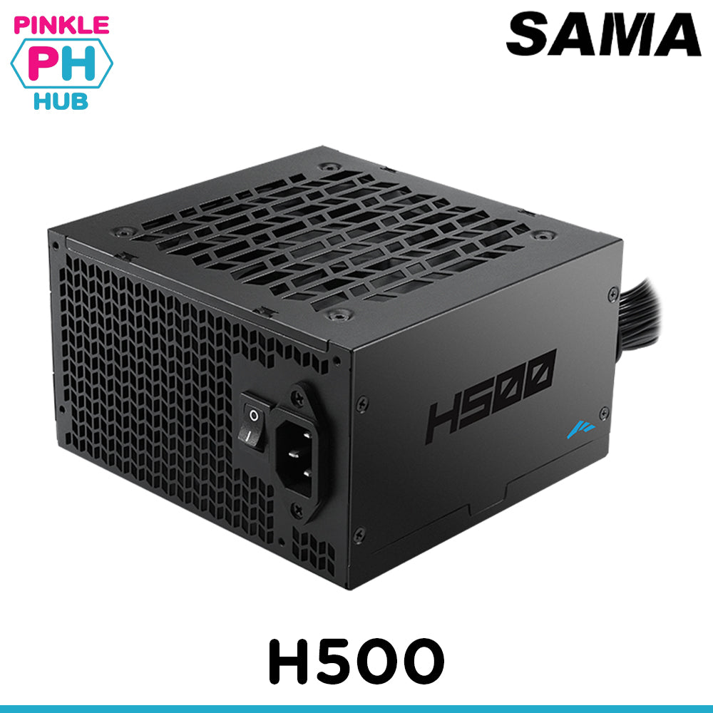 SAMA H500 500W 80+ ATX 2.5 Non-Modular Power Supply (Black)