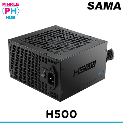 SAMA H500 500W 80+ ATX 2.5 Non-Modular Power Supply (Black)