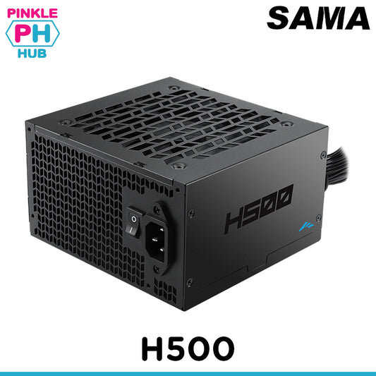 SAMA H500 500W 80+ ATX 2.5 Non-Modular Power Supply (Black)