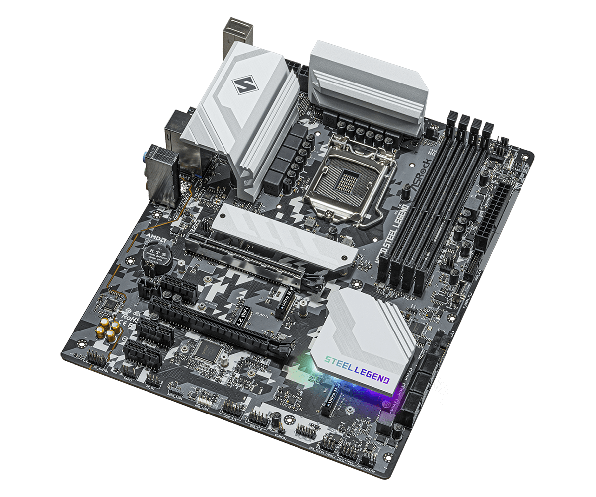 ASRock H570 Steel Legend Supports 10th Gen Intel® Core™ Processors and 11th Gen Intel® Core™ Processors. Supports DDR4 4800MHz (OC)