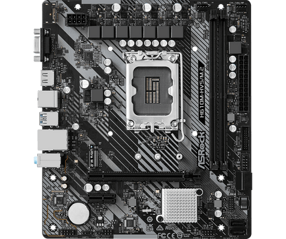 ASRock H610M-HVS/M.2 R2.0 Supports 13th Gen & 12th Gen and next gen Intel® Core™ Processors (LGA1700), Supports DDR4 3200MHz