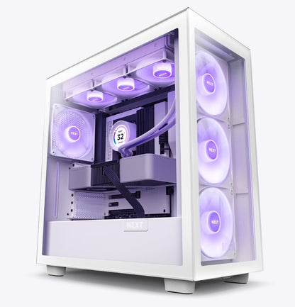 NZXT H7 Elite White v2 Premium ATX Mid-Tower