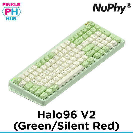 NUPHY Halo96 V2(Green/Silent Red) High-Profile Wireless Mechanical Keyboard
