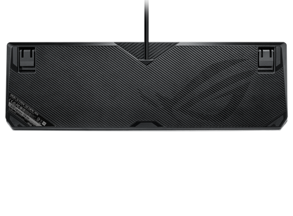 ASUS ROG Strix Scope RX optical RGB gaming keyboard for FPS gamers, with ROG RX Optical Mechanical Switches, all-round Aura Sync RGB illumination, IP56 water and dust resistance, USB 2.0 passthrough, and alloy top plate