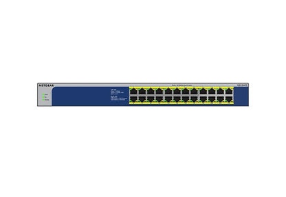 NETGEAR 24-Port Gigabit Ethernet High-Power PoE+ Unmanaged Switch 300W (GS524PP-100EUS)