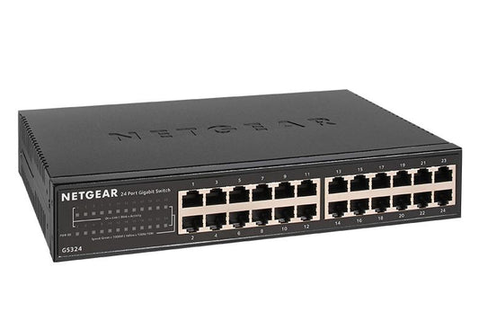 NETGEAR SOHO 24-Port Gigabit Ethernet Unmanaged Switch  Version 2.0 (GS324-200NAS / GS324-200EUS)