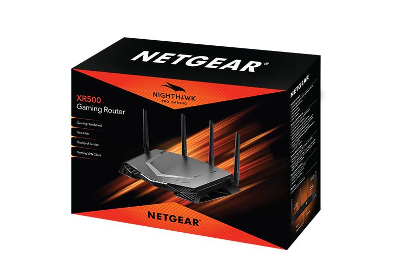 NETGEAR AC2600 Gaming Router with 4 Ethernet Ports and Wireless speeds up to 2.6 Gbps (XR500-100EUS)