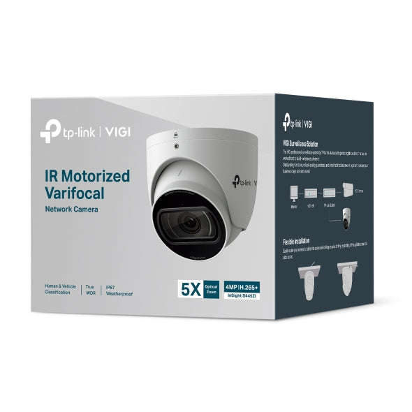 Tp-Link InSight S445ZI I VIGI 4MP IR Motorized Varifocal Turret Network Camera