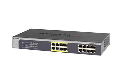 NETGEAR 16-Port Gigabit Plus Switch with 8-Ports PoE (JGS516PE-100EUS)