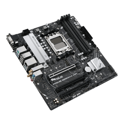 ASUS PRIME B650M-A WIFI,AMD AM5 Socket: Ready for AMD Ryzen™ 7000 Series Desktop Processors,,Wi-Fi 6, M.2 PCIe 5.0, Realtek 2.5Gb Ethernet, USB 3.2 Gen 2 ports, front USB 3.2 Gen 1 Type-C