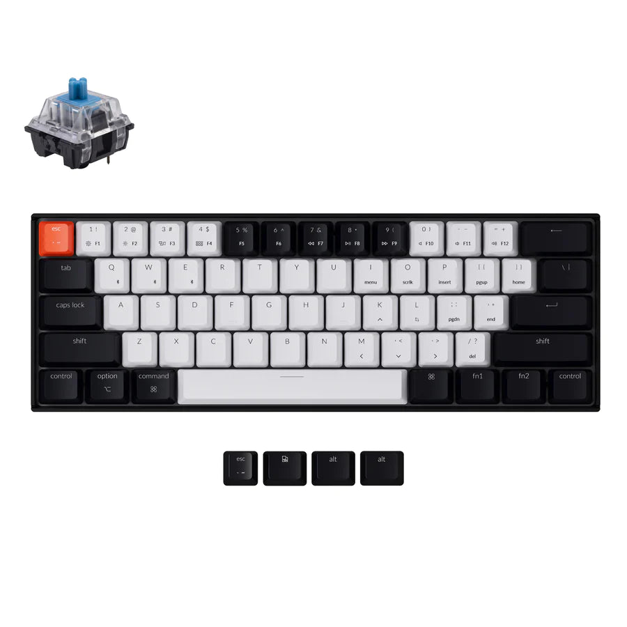 Keychron K12 Wireless Mechanical Keyboard RGB Backlight Blue Switch (K12B2)