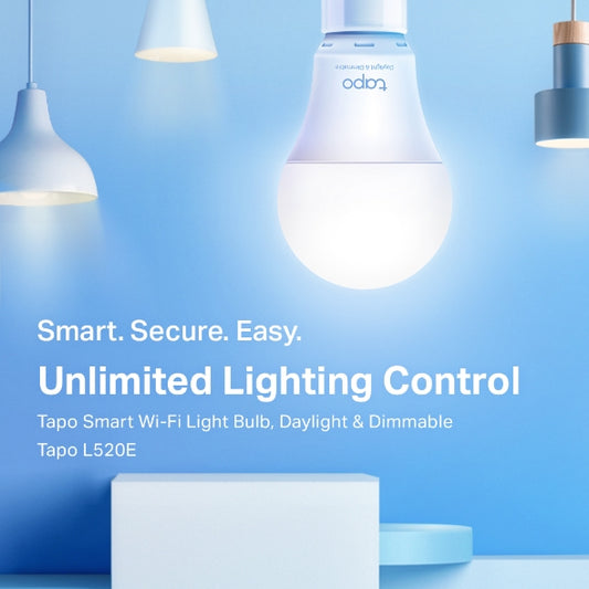 Tp-Link Tapo L520E I Smart WiFi Light Bulb, Daylight & Dimmable